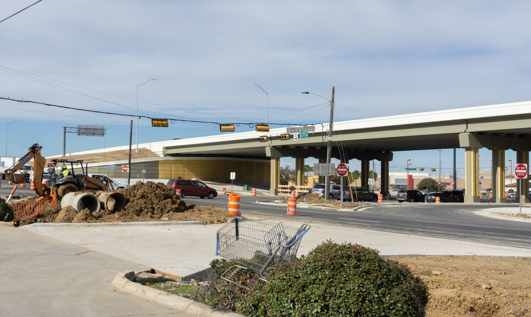 Road work continues